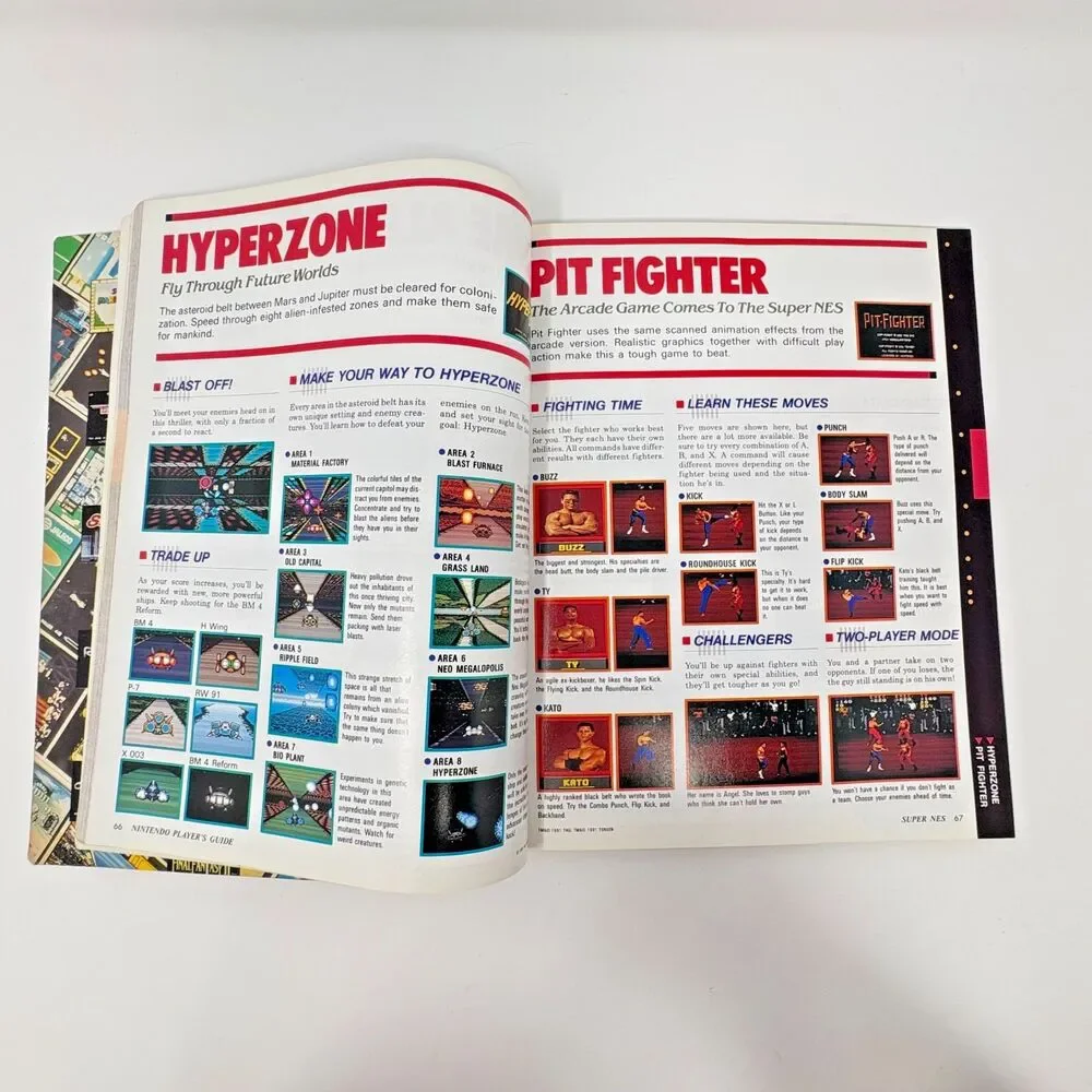 Nintendo Super NES Players Guide Super Nintendo SNES 1992 Official Strategy Book